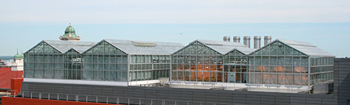 rooftop reasearch greenhouse