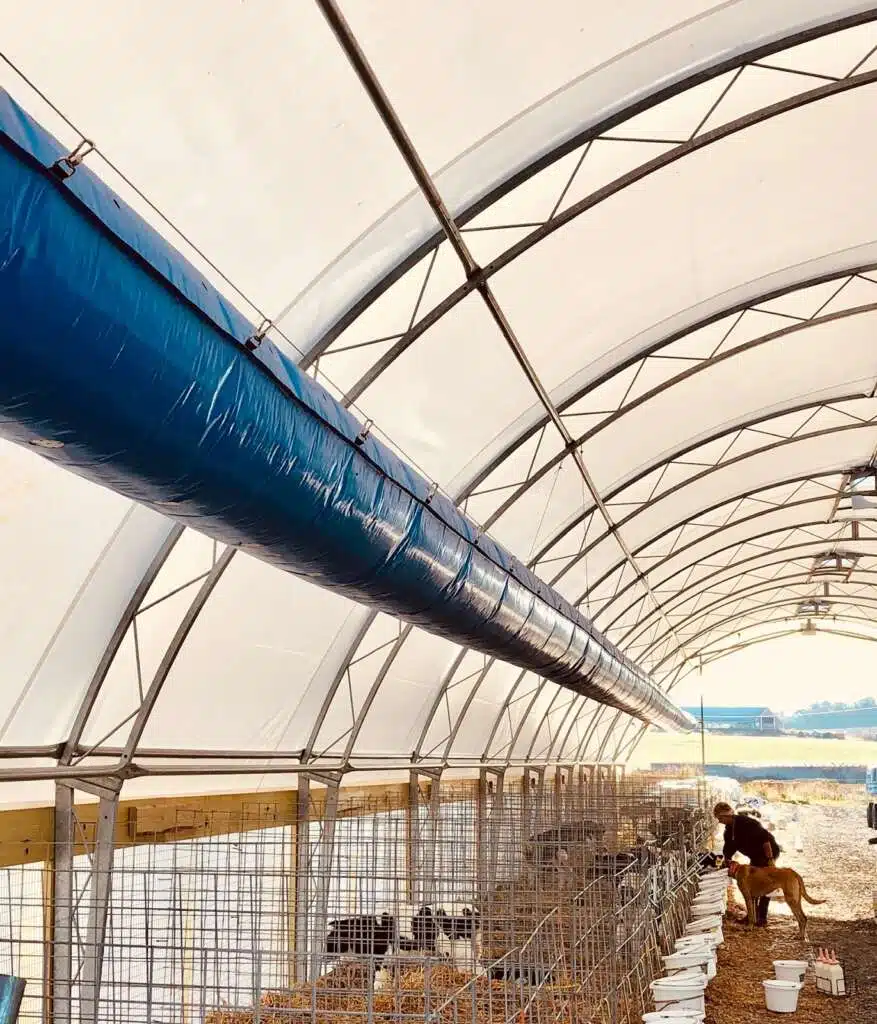 Fabric dome structure