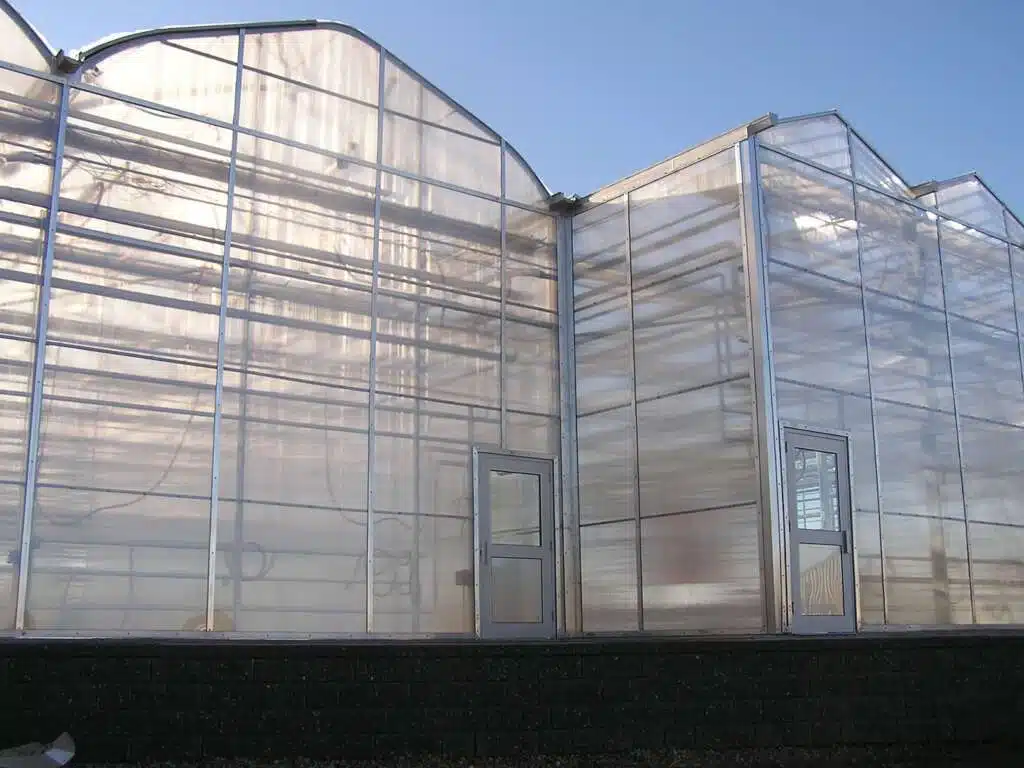 Poly greenhouse structure