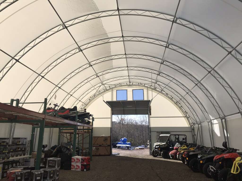 industrial hail covering for vehicles