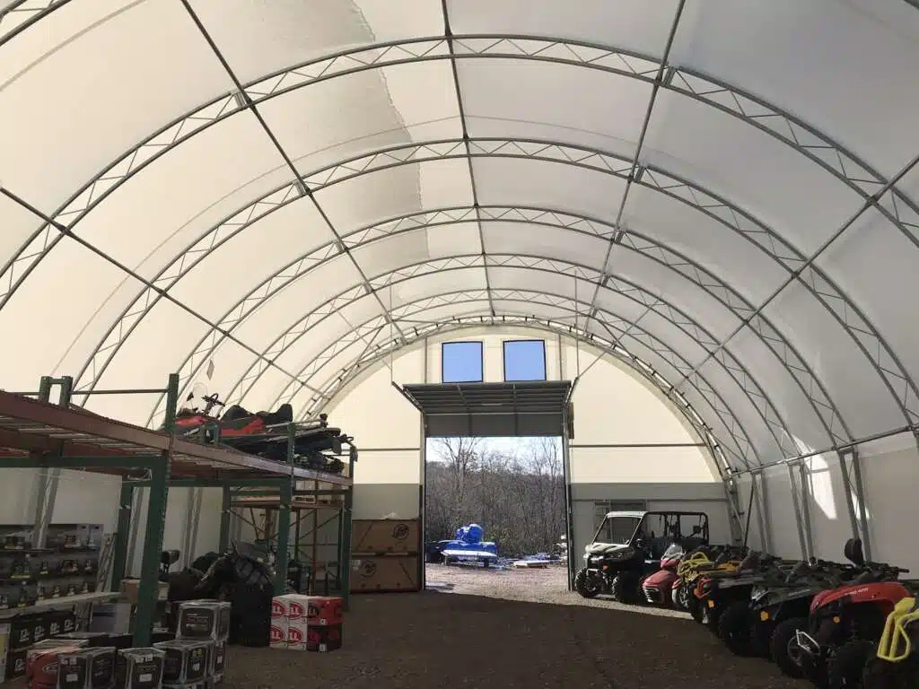 industrial hail covering for vehicles