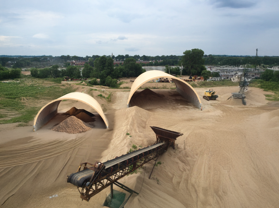 Fabric Structures for Sand and Aggregate Storage: What Materials Handling Operations Require